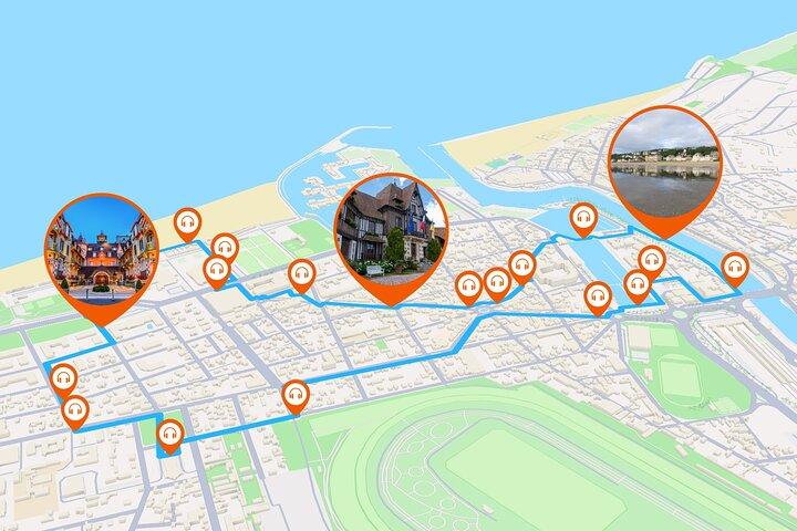 Deauville Audio Guided Walking Tour 2h and 19 audio commentary