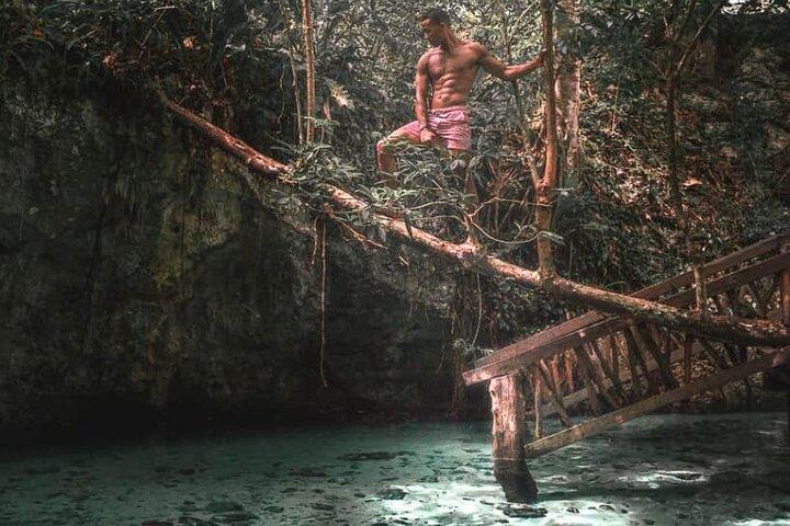 Cenotes 2 Ojos och Gran Cenote med Tulum Maya ruiner Tour
