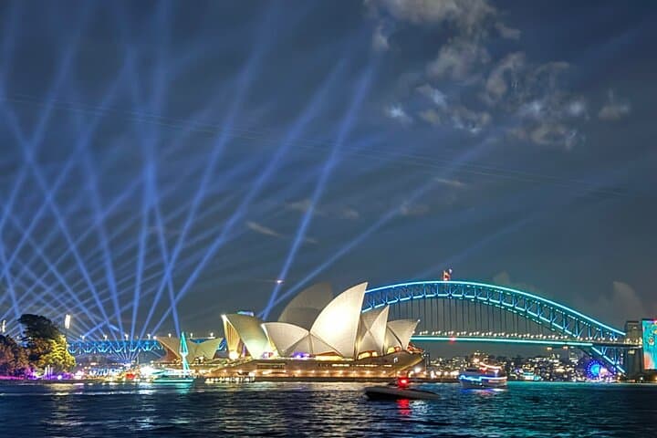 Sydney Vivid Lights Festival Cruise Experience