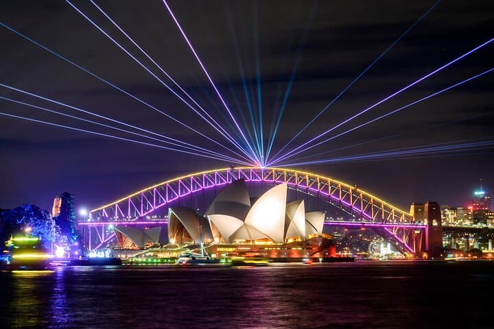 Sydney Vivid Lights Festival Cruise Experience