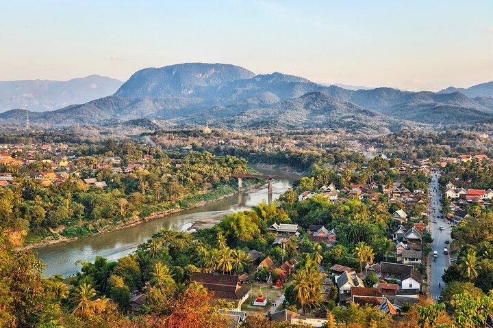 Mekong River Sunset Cruise Luang Prabang med romantisk udsigt