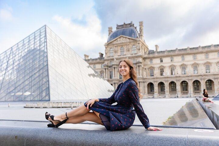 Paris : Photoshoot premium autour du Louvre