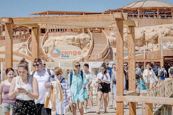 Viagem VIP Orange Bay Giftun Island Hurghada com snorkeling e almoço
