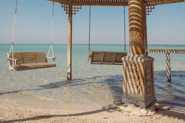 Viagem VIP Orange Bay Giftun Island Hurghada com snorkeling e almoço