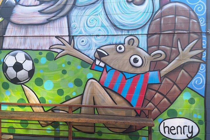 Besuchen Sie die lustige Seite von Seattle Kunst/Pubs/Geschichte