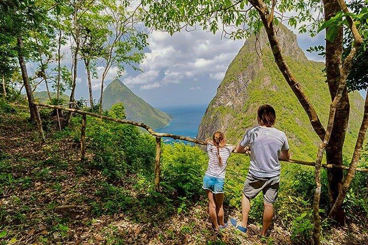 Gros Piton e Petite Piton Excursão