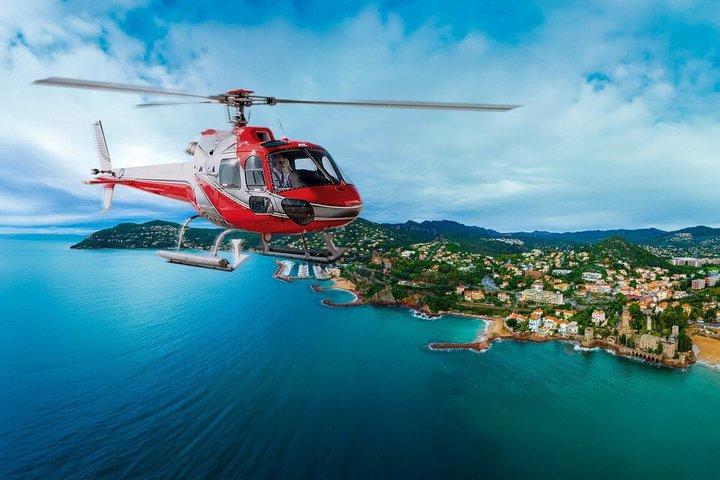 Visite privée en hélicoptère au départ de Nice