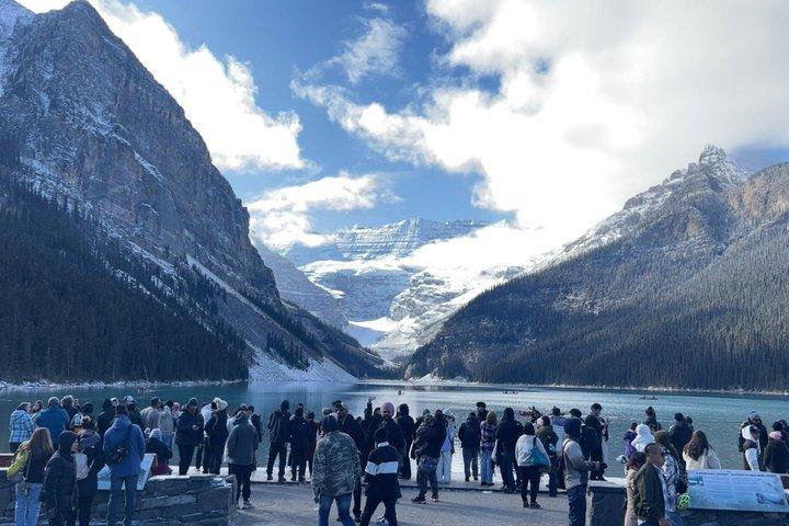 Banff : モレーン湖,ルイーズ,エメラルド,ジョンストンキャニオン&ナチュラルブリッジ