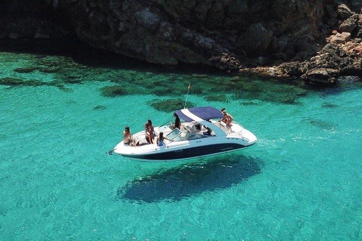 Privéboottocht 3,5 uur vanuit Sant Antoni de Portmany
