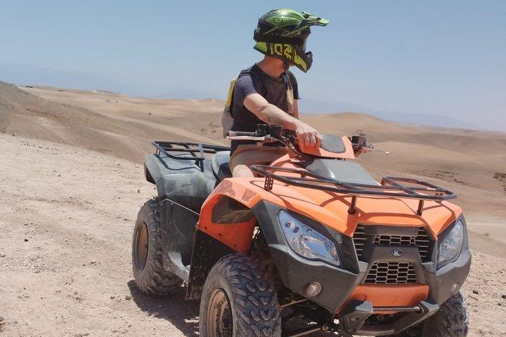 Experiencia privada en Agafay Quad ATV Tour con guía