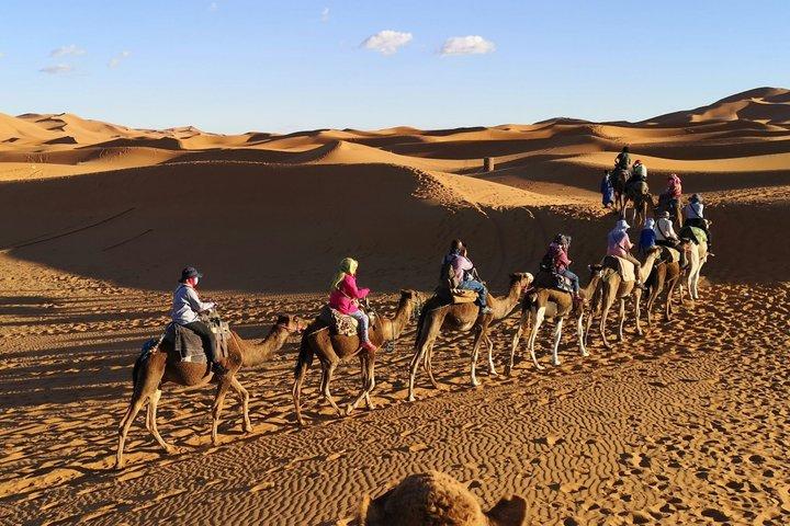 Excursão privada de 3 dias no deserto do Saara de Marrakech para Merzouga