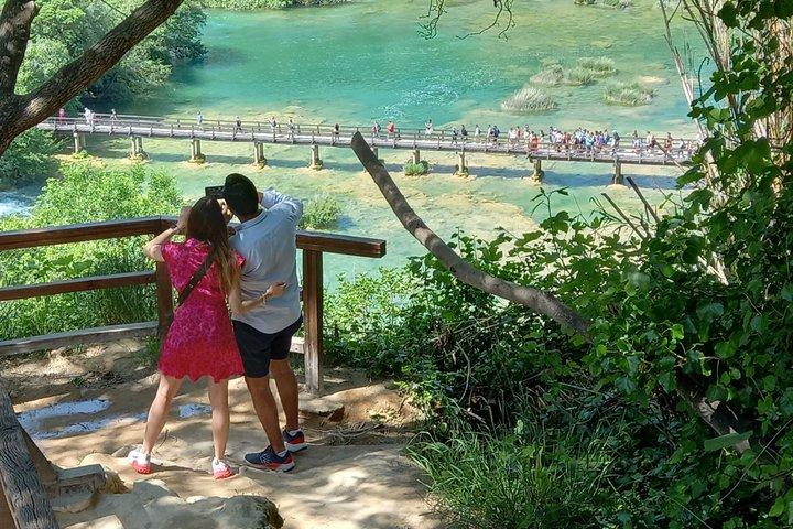 Eftermiddag Krka Waterfalls Privat tur fra Sibenik område