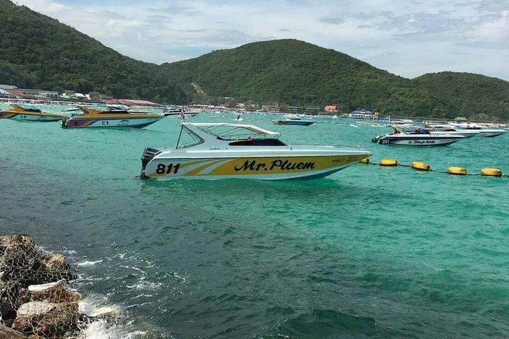 Pattaya: Coral Island Tour em Speedboat com almoço indiano