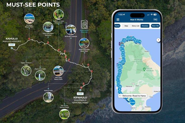 マウイ島ハナへの道の究極の自動運転オーディオ ツアー