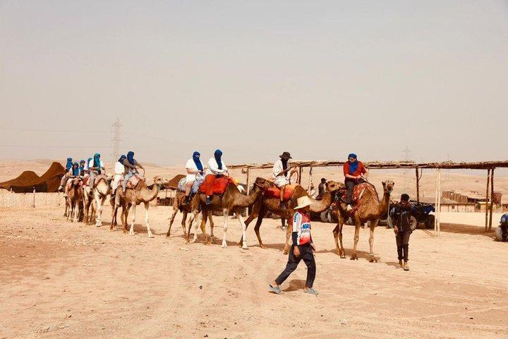 Agafay Desert Diner Show with Pool Quad and Camel Ride