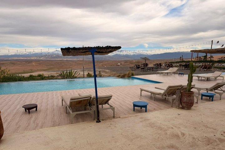 Agafay Desert Diner Show with Pool Quad and Camel Ride