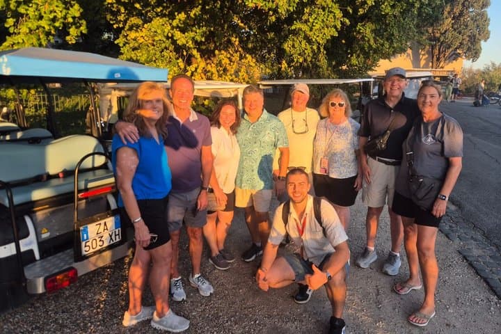 Rome Highlights Golf Cart Tour With Roman & Artesanal Gelato, 4H