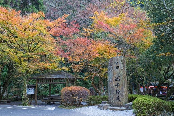 Kyushu Tour till Takachiho Gorge, Kamishikimi Kumanoza och Shrine