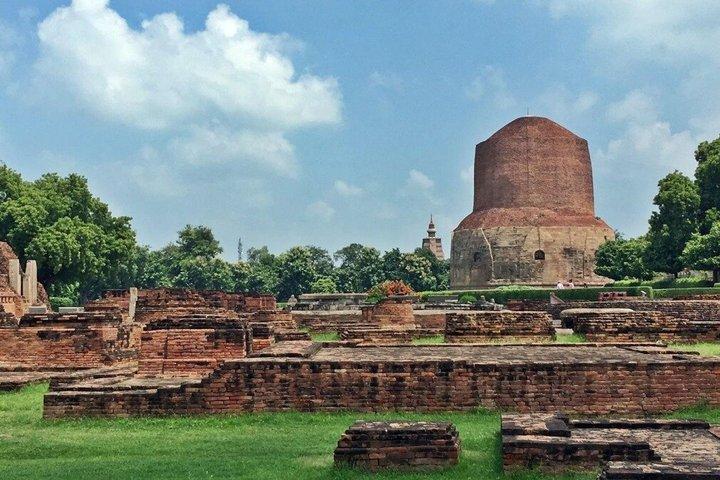 Tour privado de dia inteiro em Varanasi com Sarnath, Ghats e passeio de barco