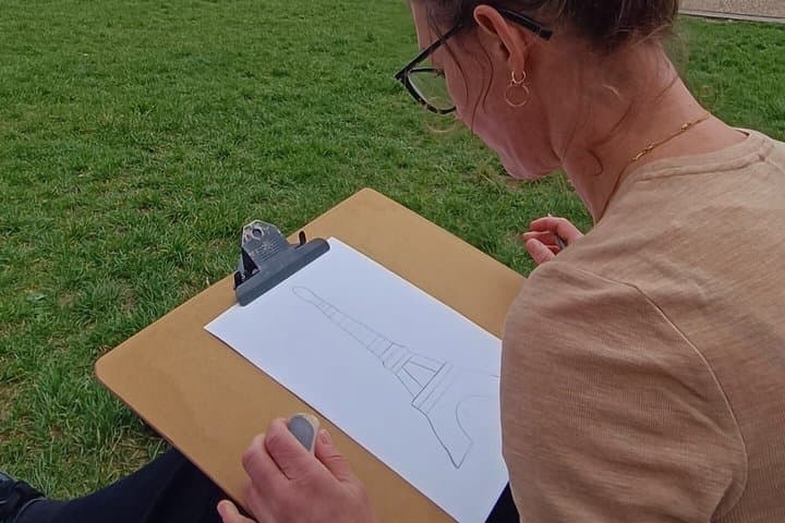 Eiffel Tower Drawing Workshop at the Eiffel Tower