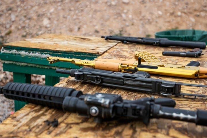 Las Vegas Outdoor Machine Gun and Rifle Shooting with Shuttle