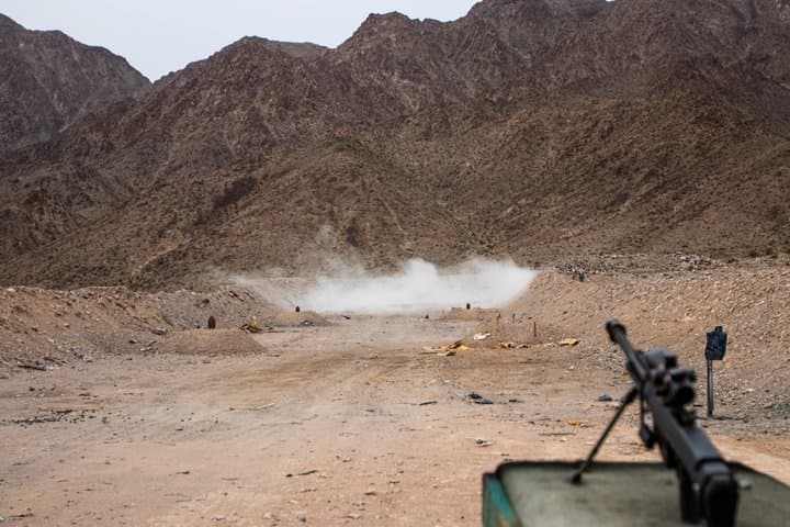 Las Vegas Outdoor Machine Gun and Rifle Shooting with Shuttle
