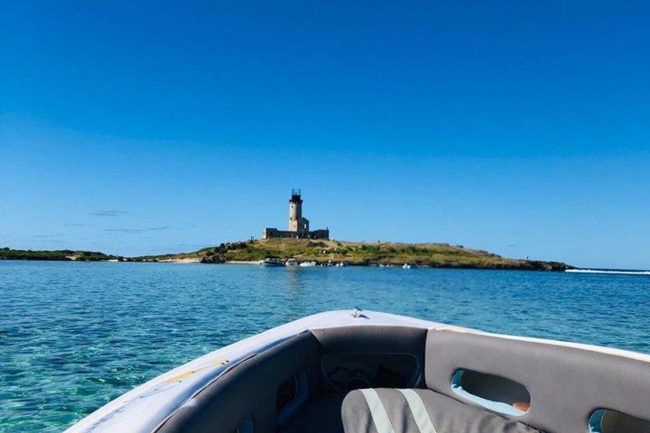 Mauritius: 5 Islands Speedboat Tour med grill og snorkling