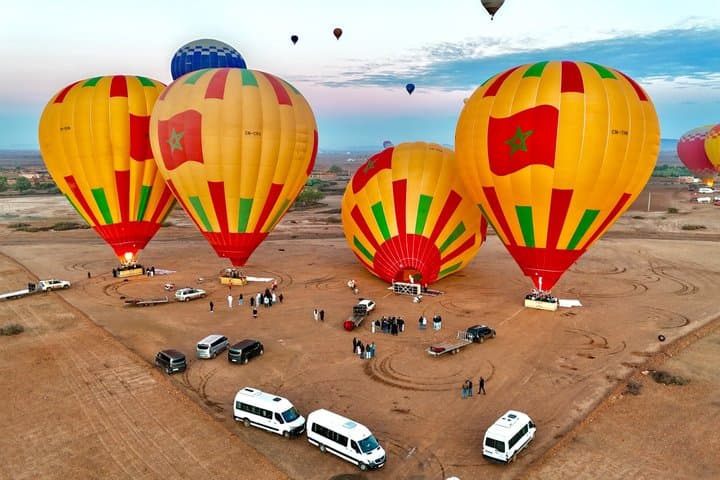 Hot Air Balloon Flight over Marrakech with Berber Breakfast