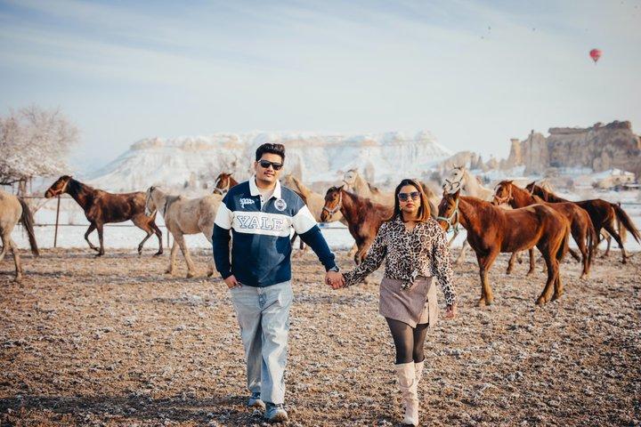 Cappadoce Running Horses Photoshoot avec Instagram Reels