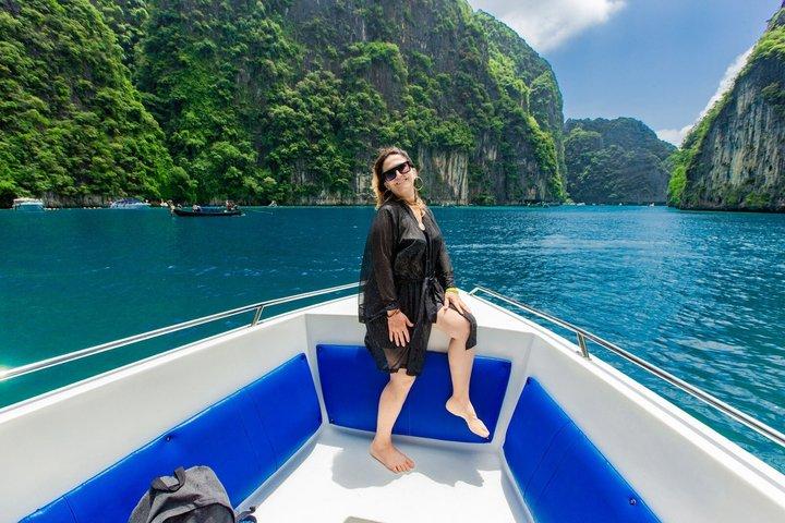 Phi Phi Maya Bay e Bamboo Island Tour al tramonto da Krabi