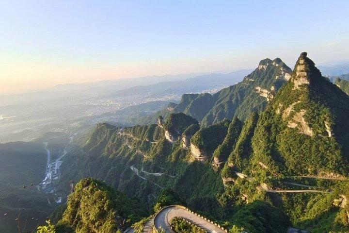 Zhangjiajie Glass Bridge TianMen Mountain Chinois Groupe Tour