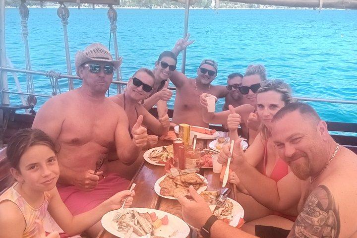 Van Poreč naar Rovinj, Vrsar & Lim Bay per boot met lunch