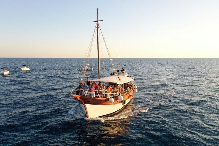 Van Poreč naar Rovinj, Vrsar & Lim Bay per boot met lunch