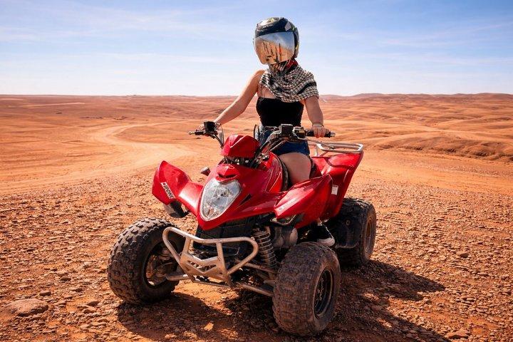 Agafay Desert Quad Biking Adventure with Hotel Transfer & Tea