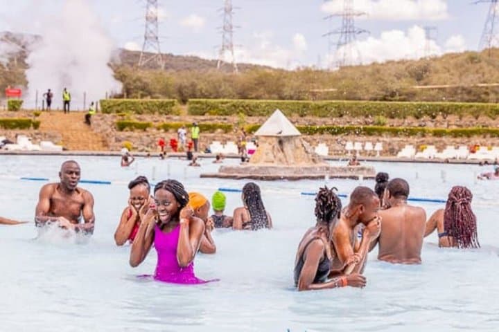 Exploring Olkaria Route to Geothermal Spa and Hell's gate Tour