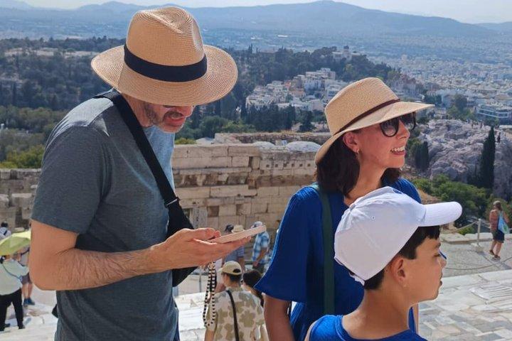 Visite guidée interactive en famille et jeu Acropolis & Parthenon