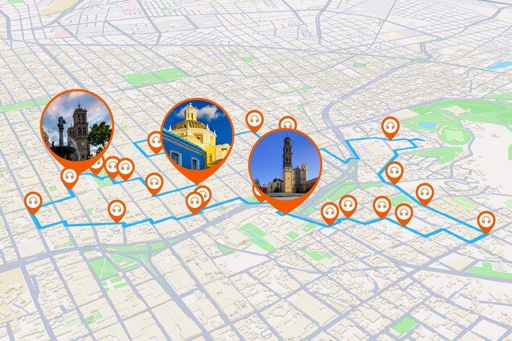 Puebla: 3-timmars audioguidad vandringstur med 26 ljudkommentarer