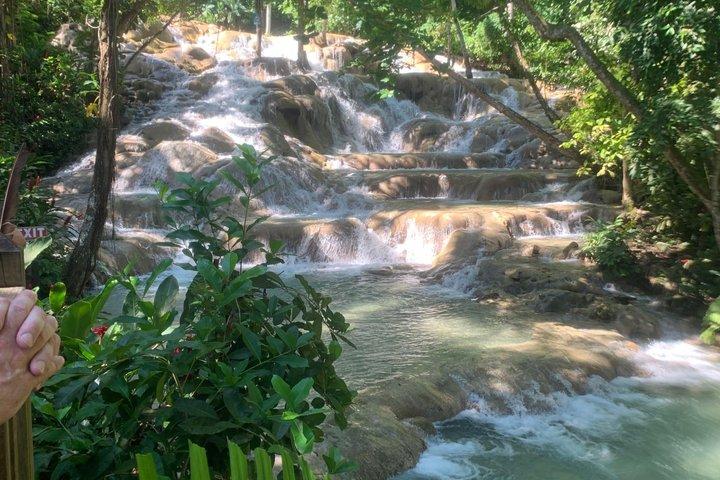 Blue Hole og Dunn's River Falls Privat tur fra Ocho Rios