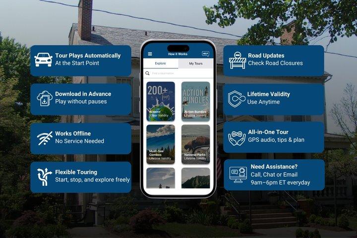 Virginia : Ghosts of Fredericksburg Self-Guided Walking Audio Tour (フレデリックスバーグの幽霊セルフガイド・ウォーキング・オーディオ・ツアー)