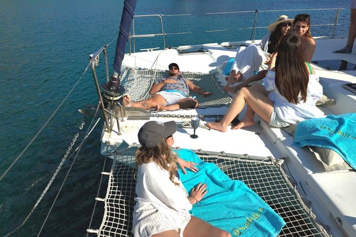 Luxury Catamaran Morning Semi-Private & Greek Gastronomy Athens