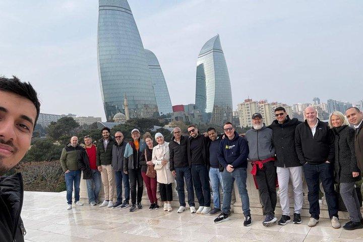 Bakoe City Tour met lokale gids-oude stad, Flame Towers, Boulevard