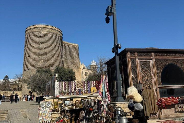 Bakoe City Tour met lokale gids-oude stad, Flame Towers, Boulevard