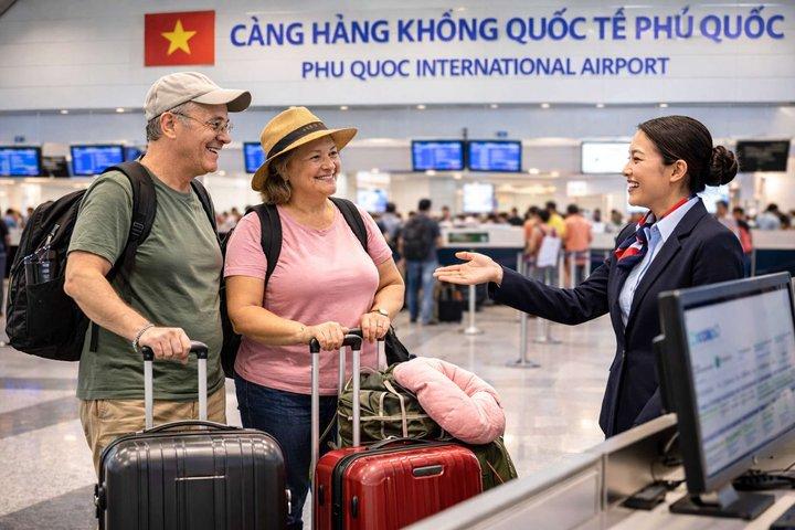Phu Quoc Lufthavn Eksklusiv Fast Check-in og Fast Track Service