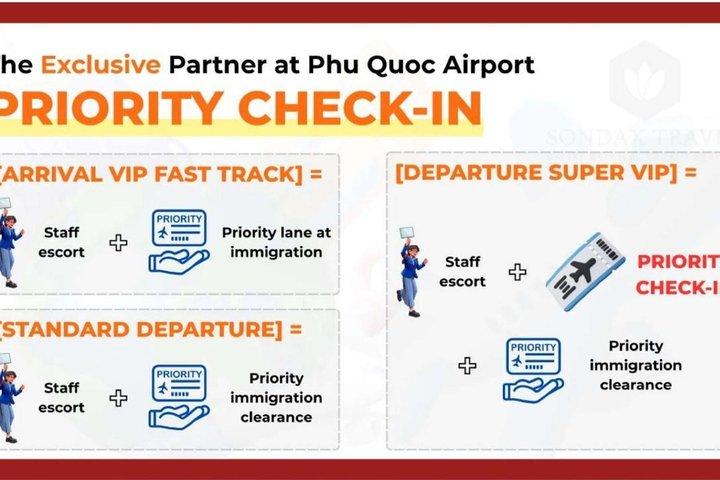 Phu Quoc Lufthavn Eksklusiv Fast Check-in og Fast Track Service