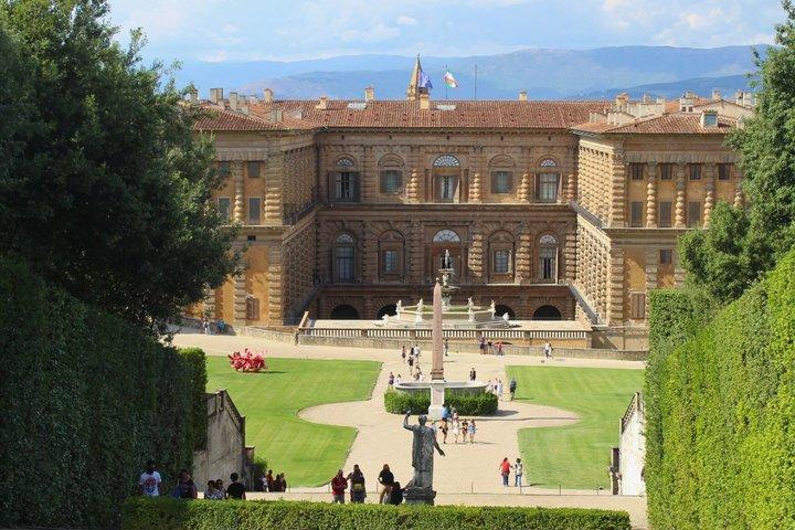 Entré til Palazzo Pitti i Firenze med lydguide