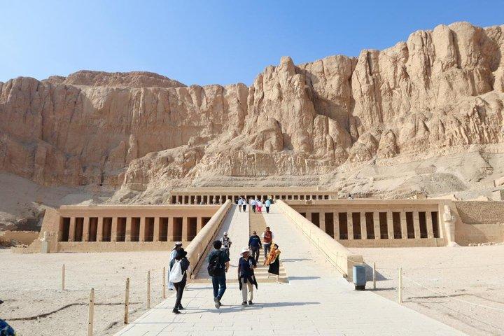 Varmluftsballong och halvdagstur på Västbanken i Luxor