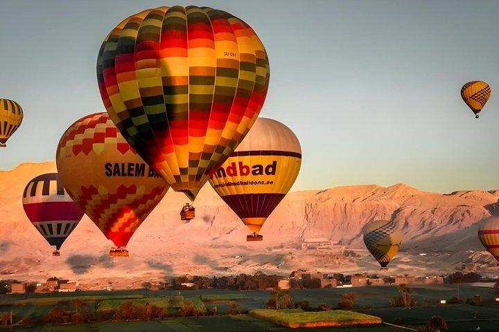 Varmluftsballong och halvdagstur på Västbanken i Luxor