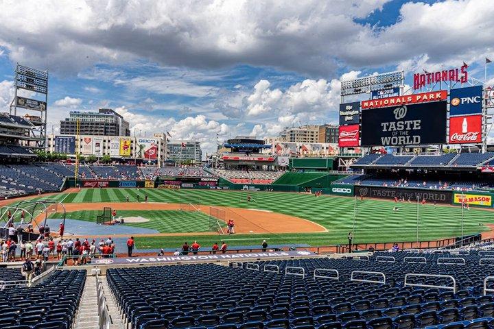Washington Nationals Baseball Spiel im Nationalpark