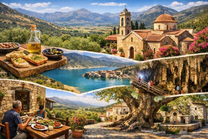 Zeus Cave Lasithi Plateau Krasi Village and Olive Oil Experience
