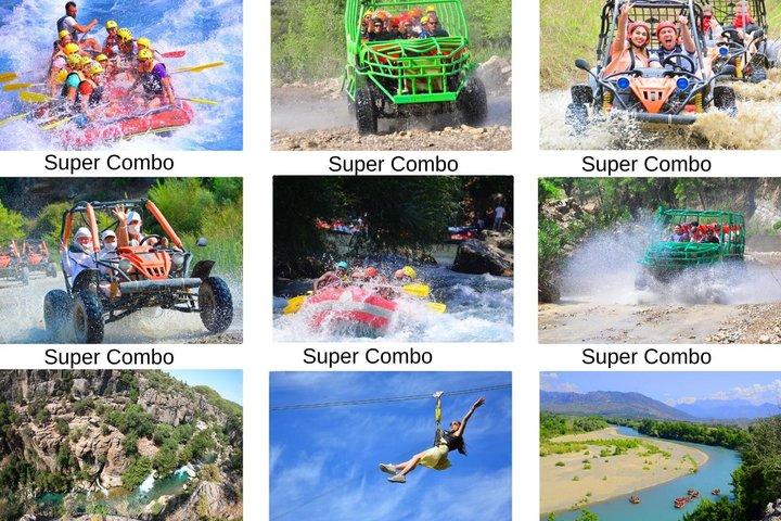 De Antalya/Belek : Rafting Combo 5 In 1 Tour Avec Déjeuner